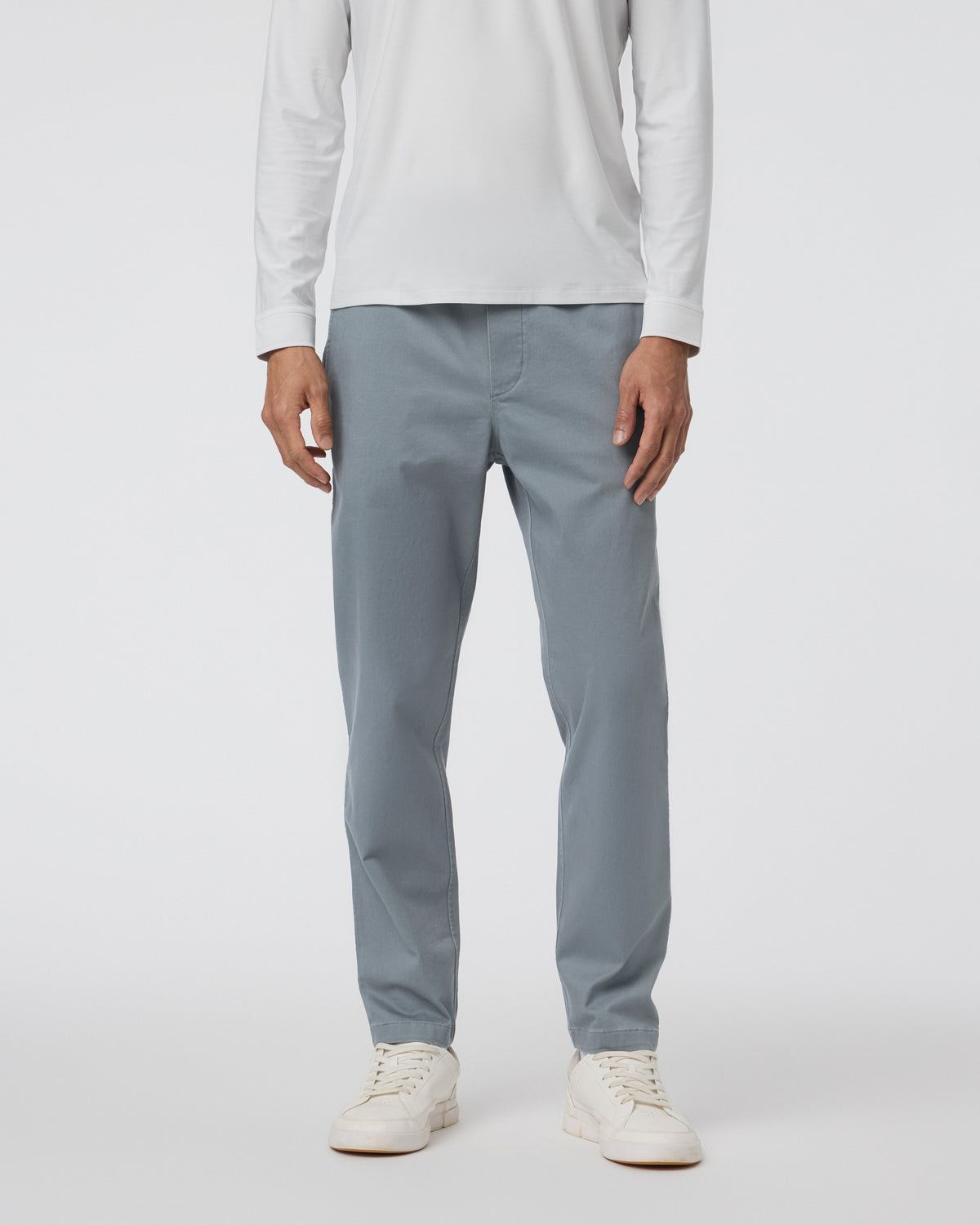 Fletcher Elastic Waist Pant Athletic Slim Fit 30" Dusty Blue - Vuori Clothing