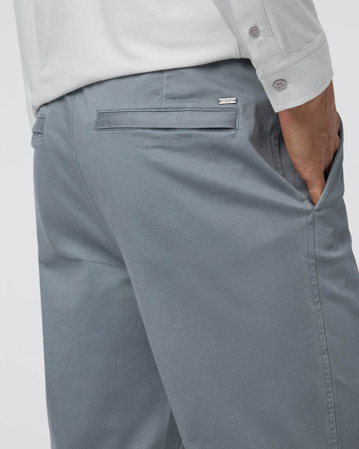Fletcher Elastic Waist Pant Athletic Slim Fit 30" Dusty Blue - Vuori Clothing