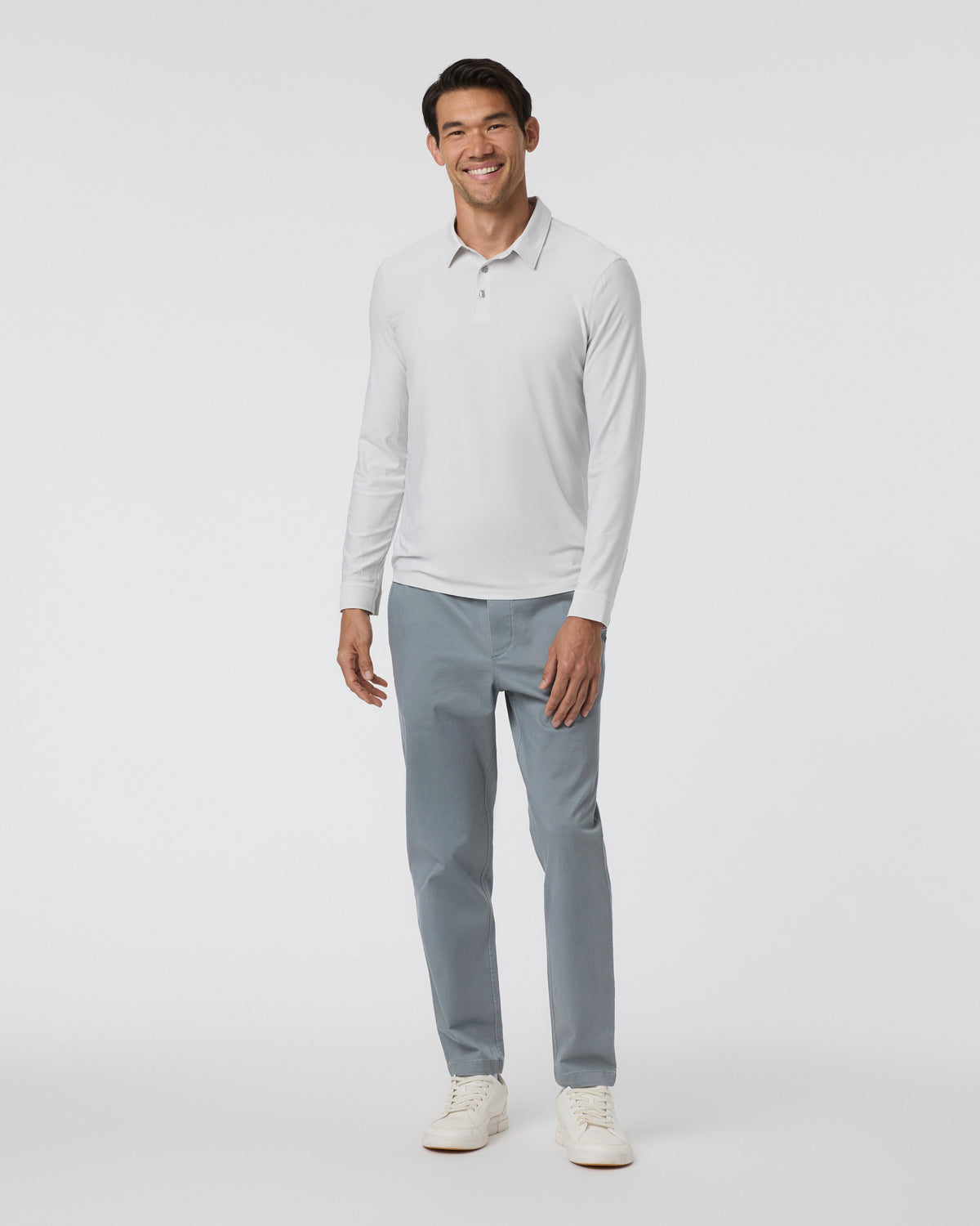 Fletcher Elastic Waist Pant Athletic Slim Fit 30" Dusty Blue - Vuori Clothing