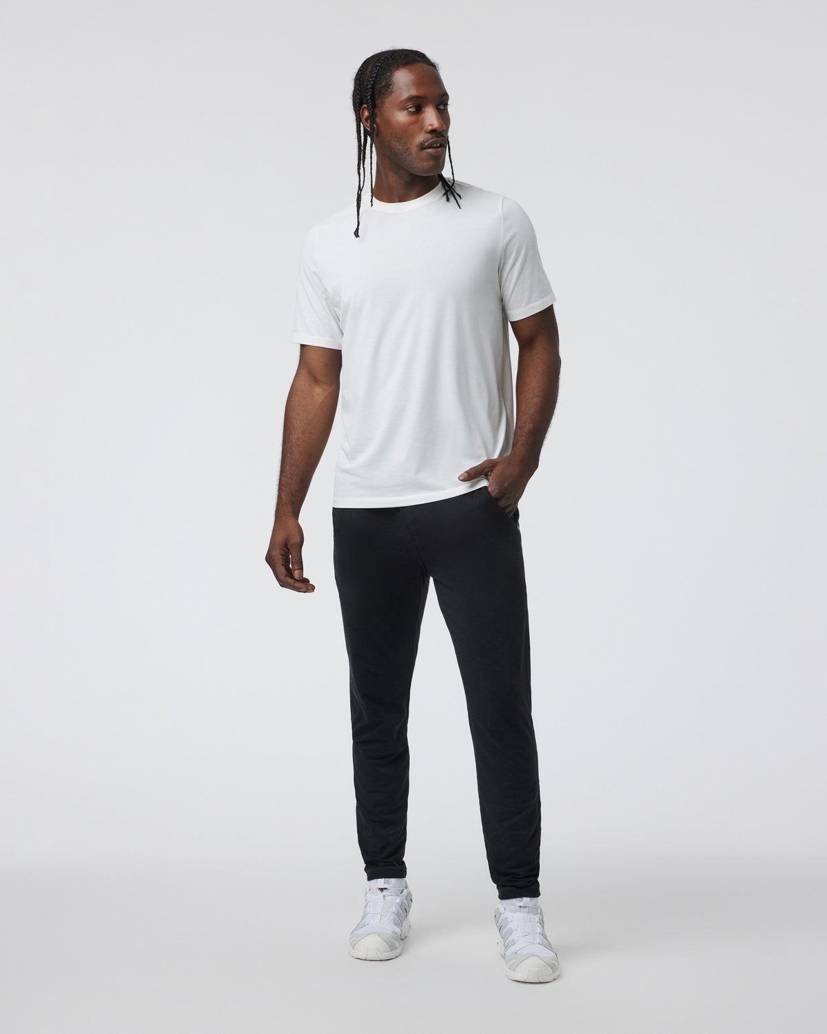 Ponto Performance Pant Black Heather Sweatpants - Vuori Clothing