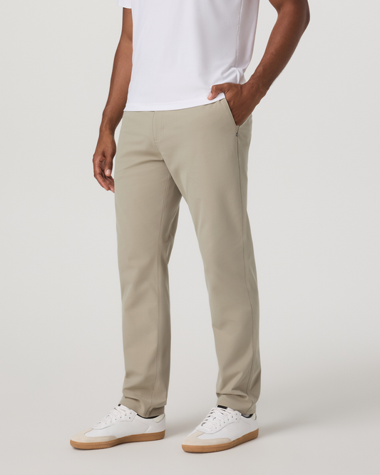 Meta Trouser Classic Fit 30" Men's Truffle Tailored Pants - Vuori Clothing