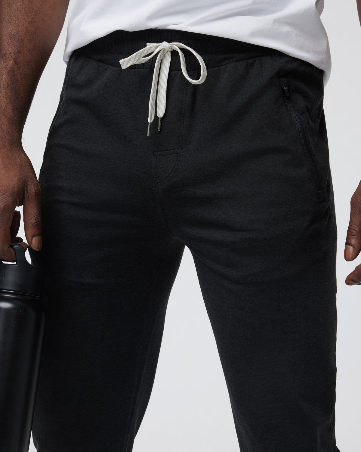 Ponto Performance Jogger Men's Black Training Pants - Vuori Clothing
