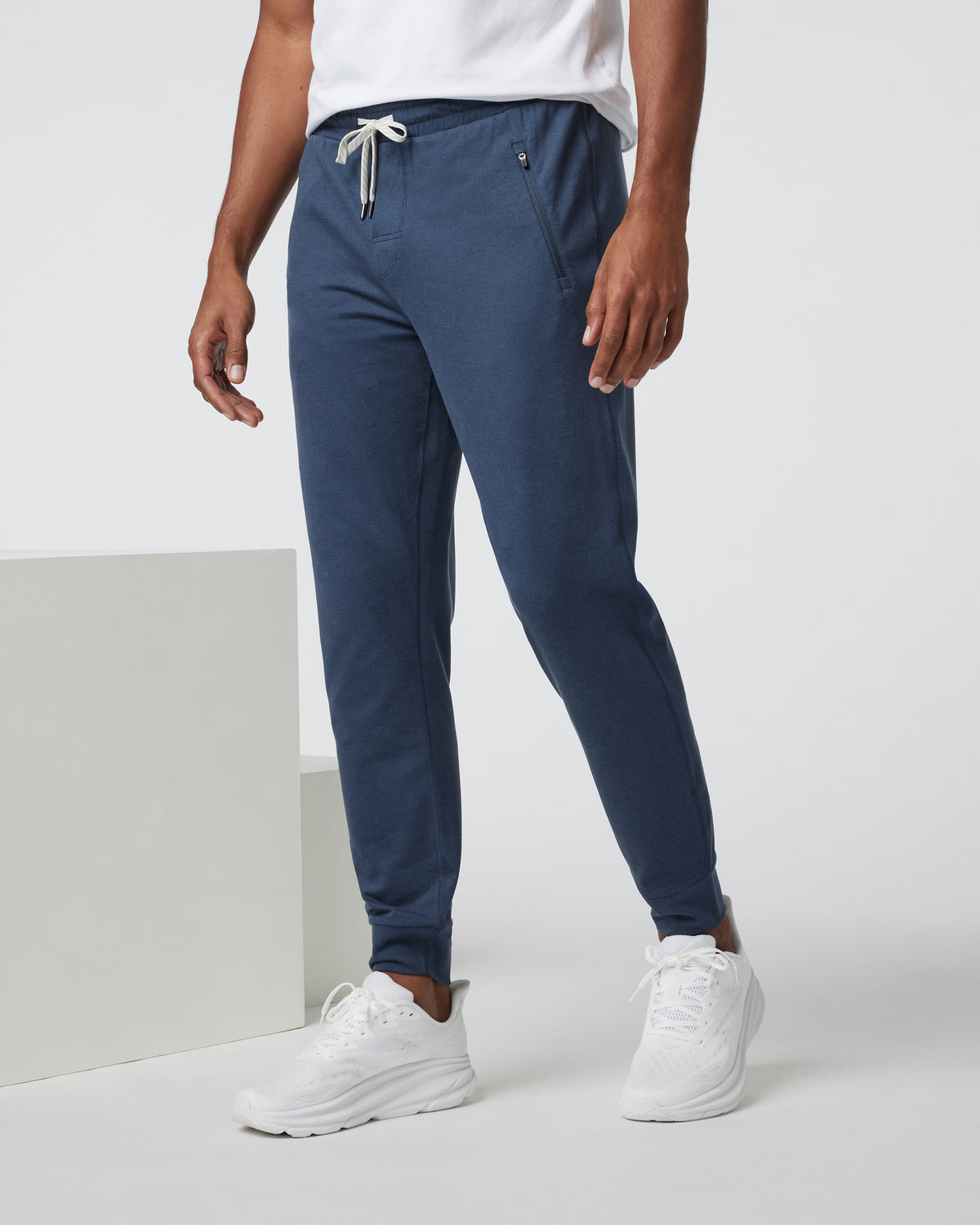 Ponto Performance Jogger Azure Heather - Vuori Clothing