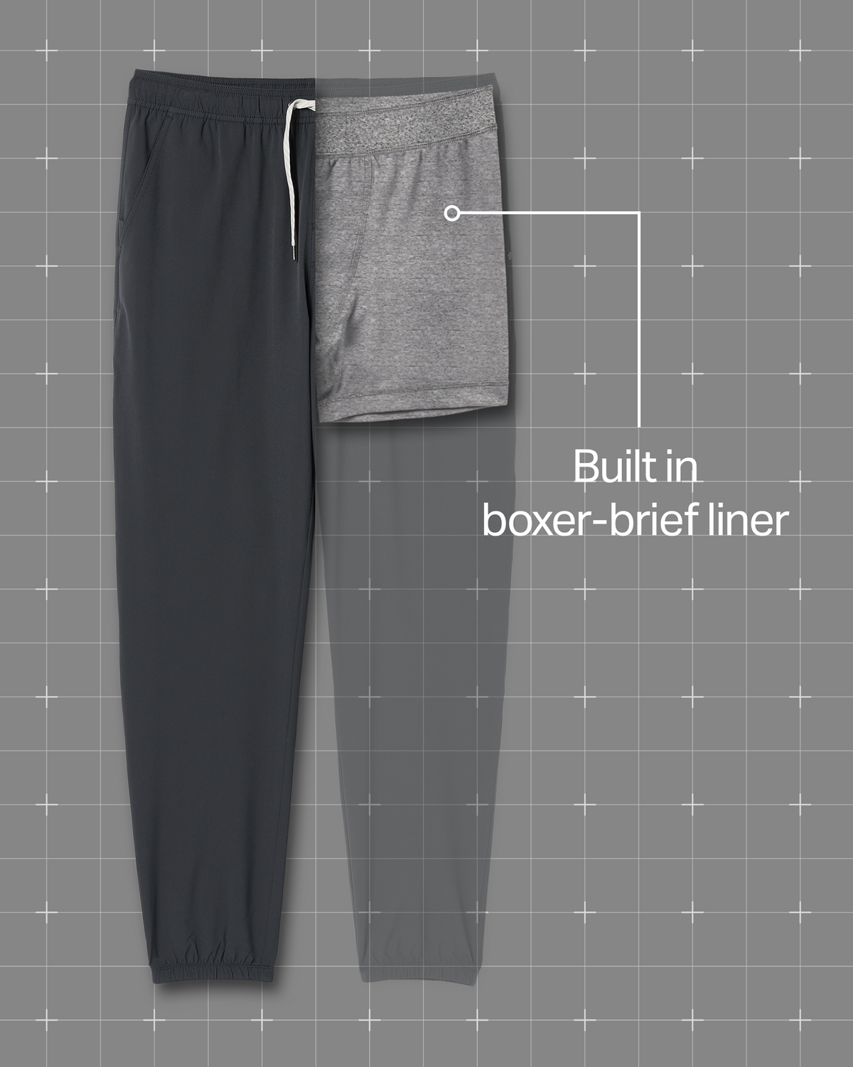 Kore Jogger Men's Black Workout Joggers - Vuori Clothing