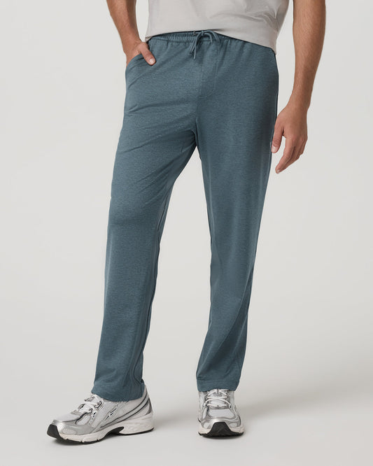 Men's Sunday Performance Track Pant 30" Blue Sea Heather| Vuori - Vuori Clothing