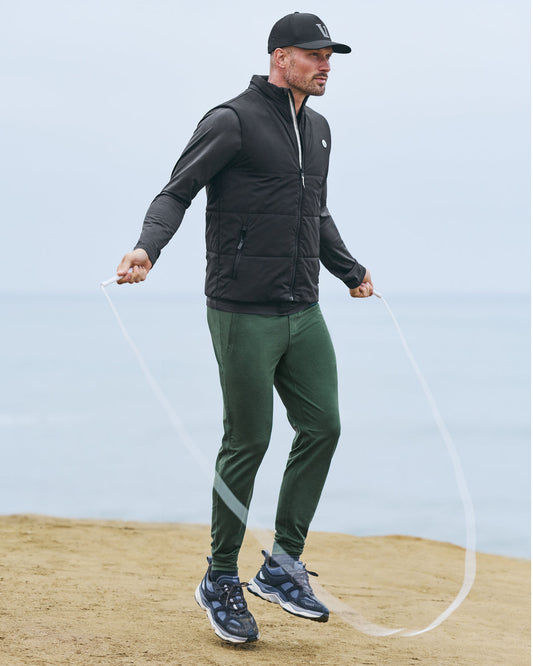 Ponto Performance Jogger Men's Spruce Heather Pant - Vuori Clothing