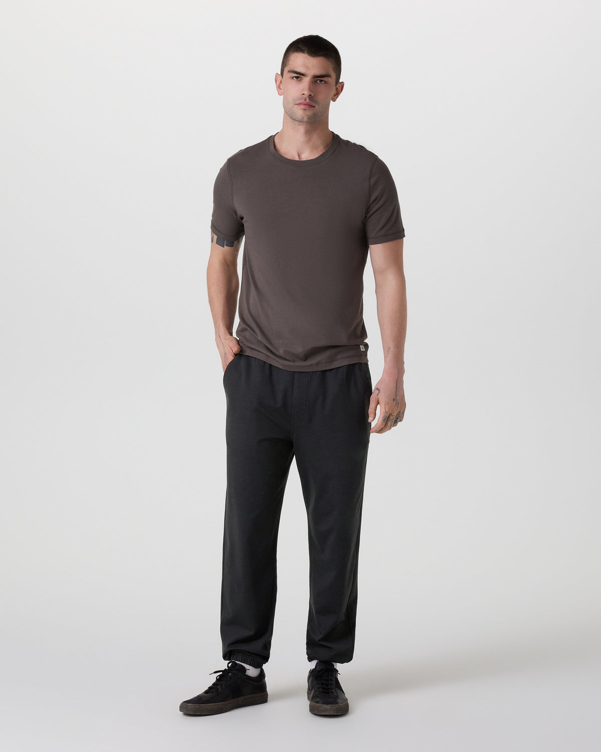 Coronado Performance Sweatpant Classic 28" Black Heather - Vuori Clothing