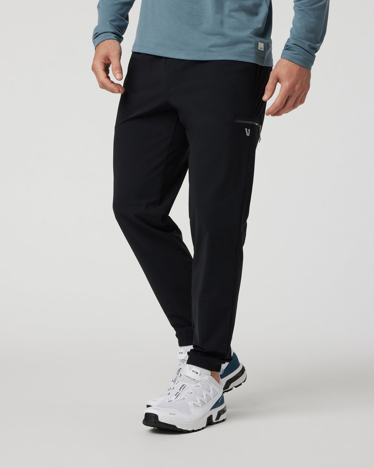 Fleet Sport Jogger Men's Black Lightweight Joggers - Vuori Clothing