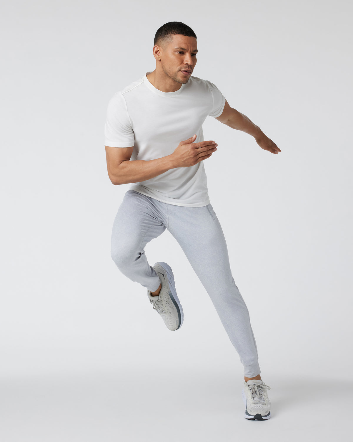 Ponto Performance Jogger Platinum Heather - Vuori Clothing