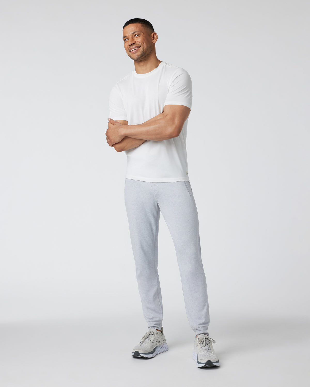 Ponto Performance Jogger Platinum Heather - Vuori Clothing