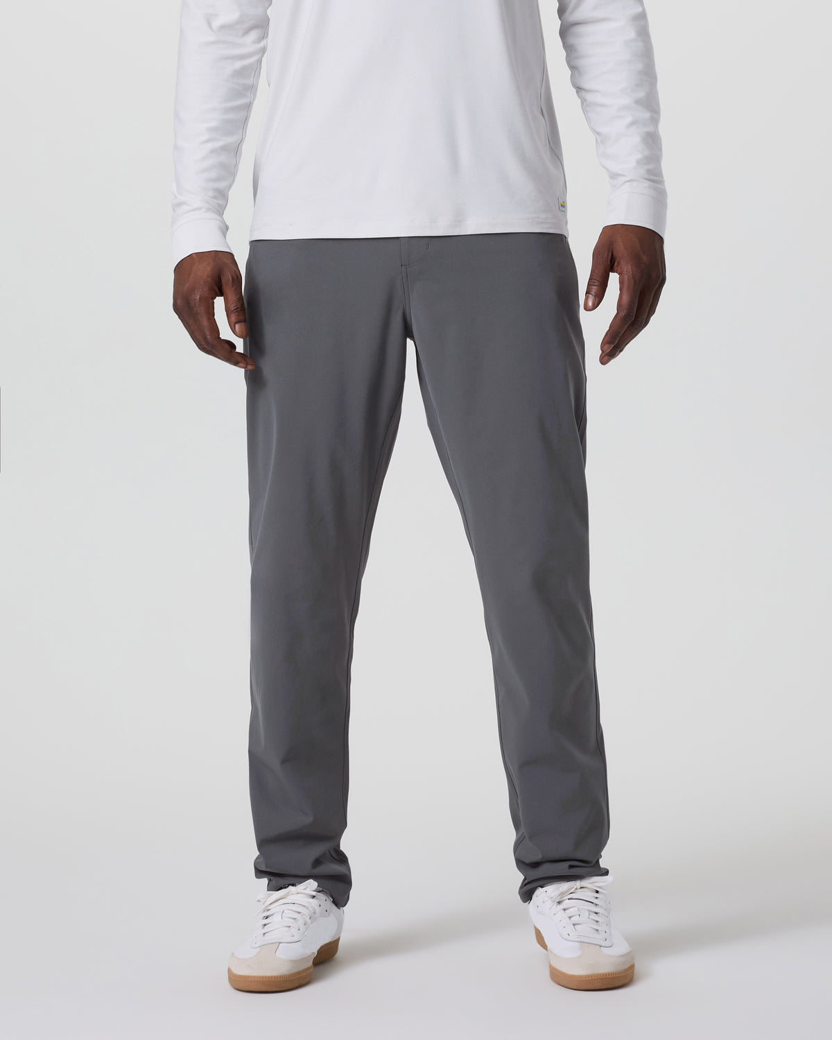 Meta Pant Classic Fit 34" Men's Charcoal 5-Pocket Pants - Vuori Clothing
