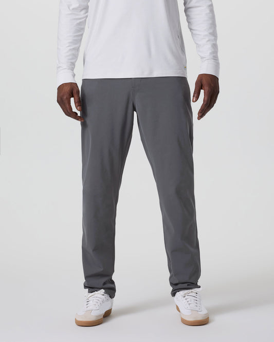 Meta Pant Classic Fit 34" Men's Charcoal 5-Pocket Pants - Vuori Clothing