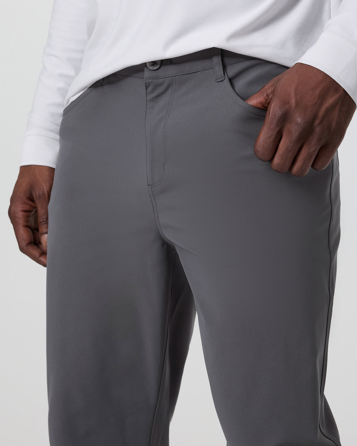 Meta Pant Classic Fit 34" Men's Charcoal 5-Pocket Pants - Vuori Clothing
