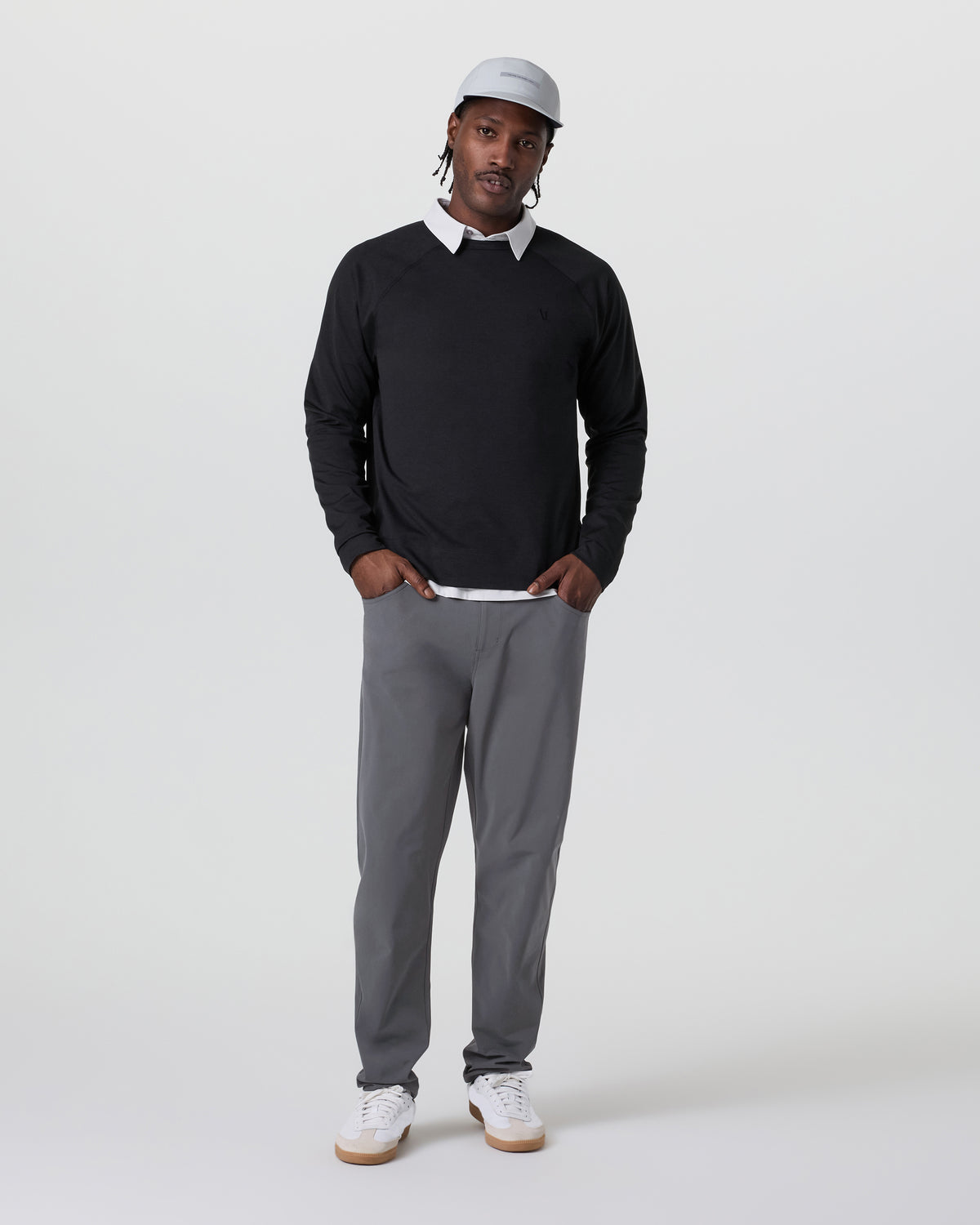 Meta Pant Classic Fit 34" Men's Charcoal 5-Pocket Pants - Vuori Clothing