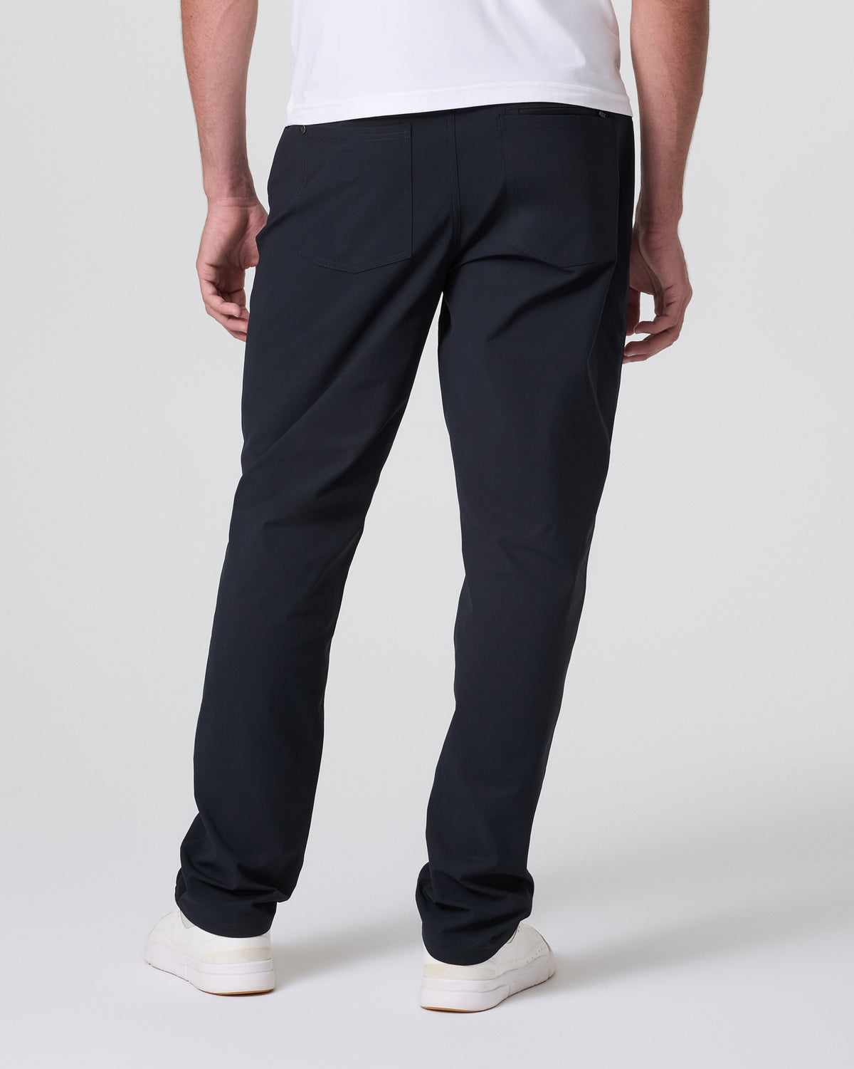 Meta Pant Classic Fit 34" Men's Black 5-Pocket Pants - Vuori Clothing
