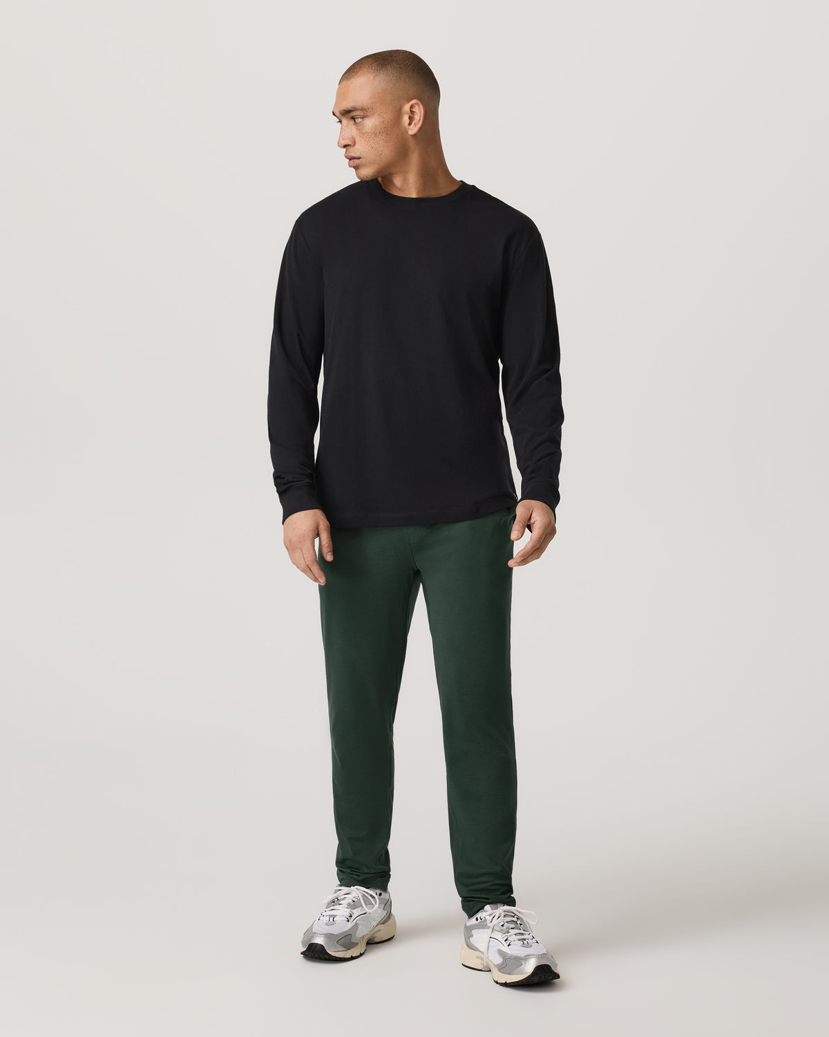 Ponto Performance Pant 30" Men's Spruce Heather Pants - Vuori Clothing
