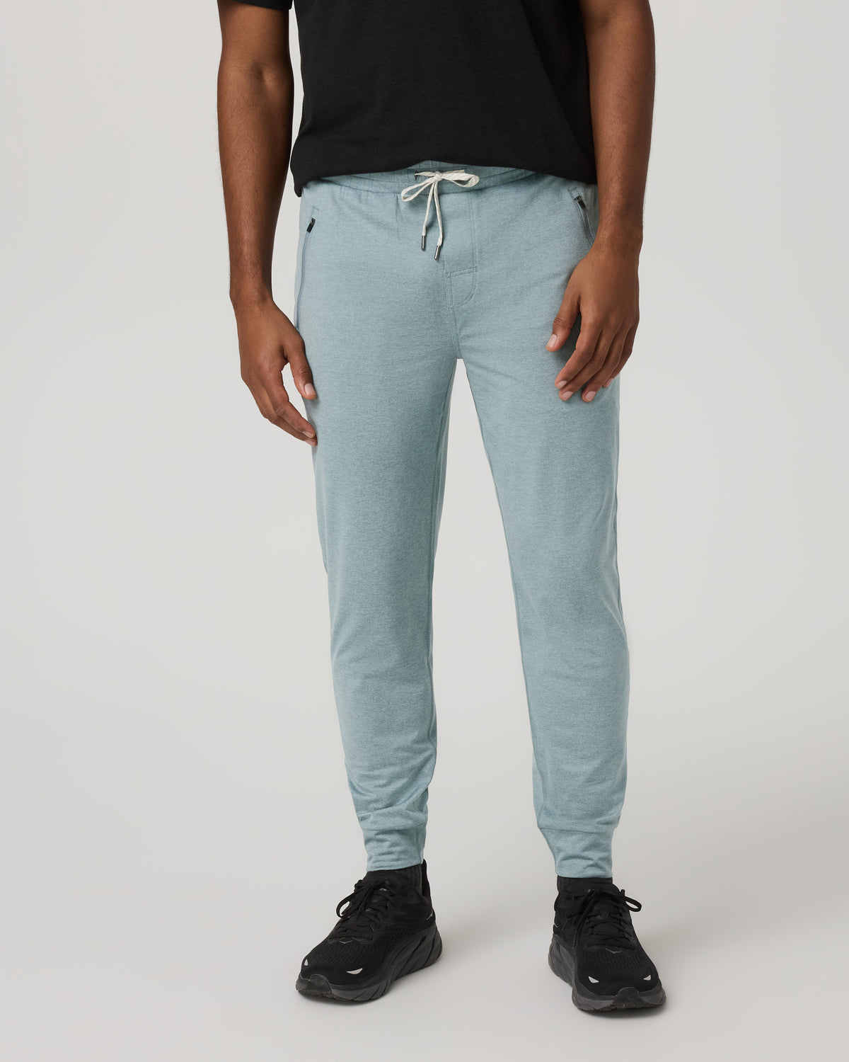 Men's Ponto Performance Jogger 28" Misty Blue Heather - Vuori Clothing