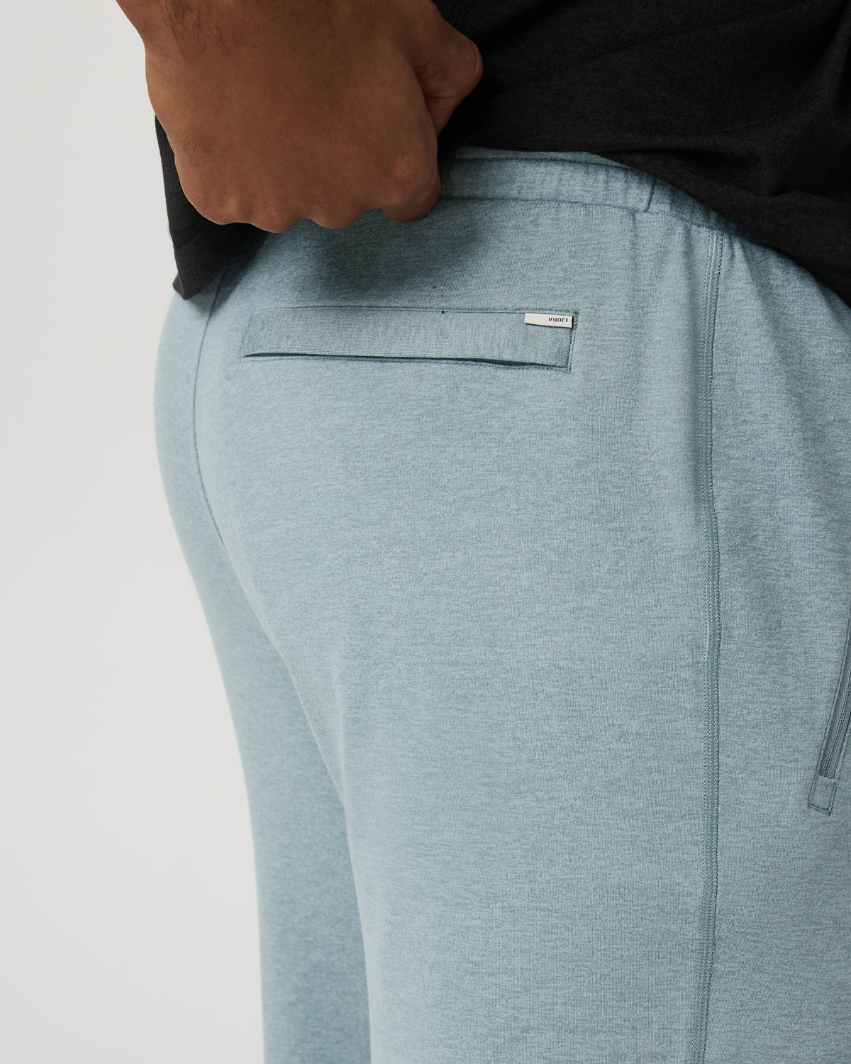 Men's Ponto Performance Jogger 28" Misty Blue Heather - Vuori Clothing