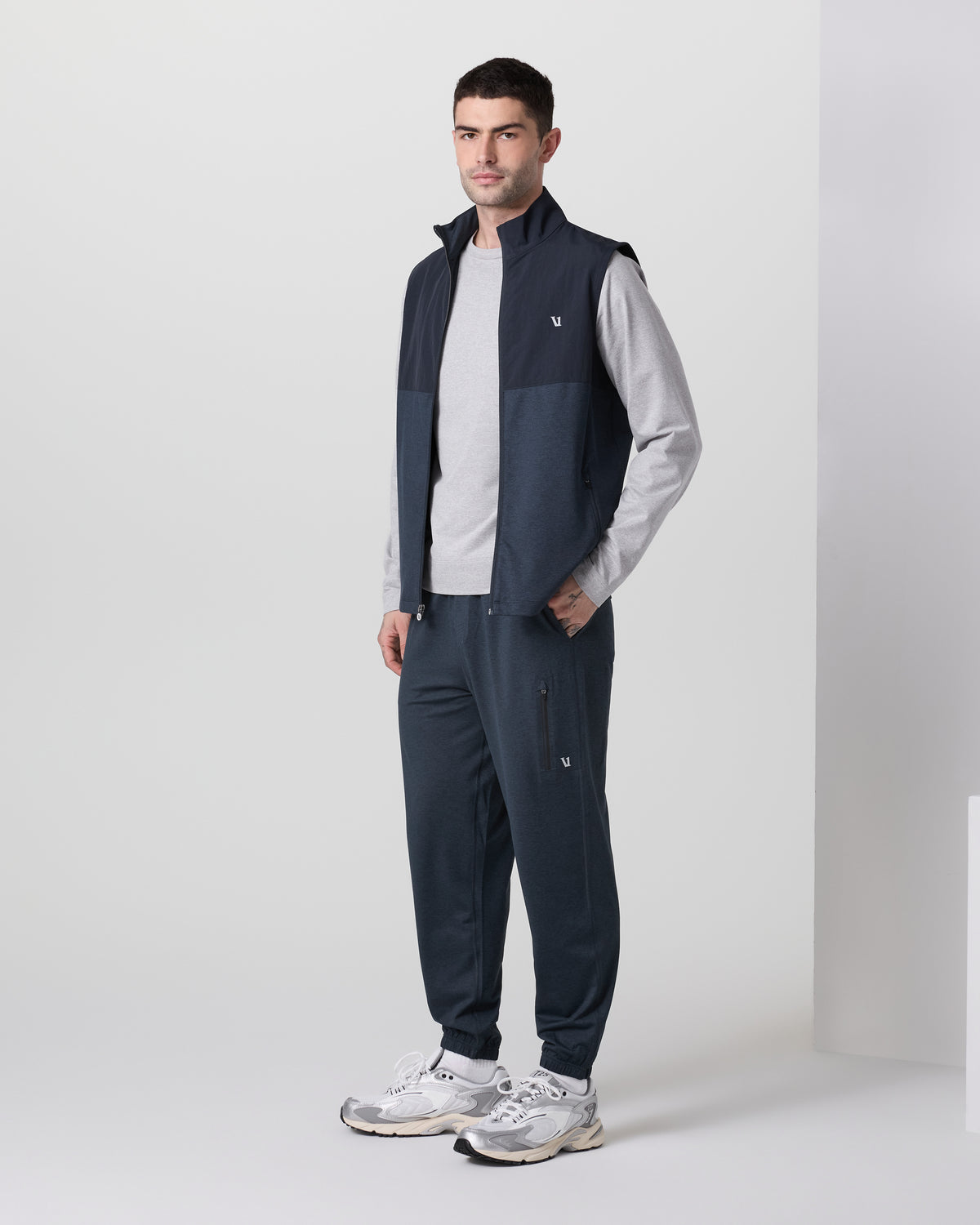 Sunday Performance Sweatpant Classic 30" Ink Heather - Vuori Clothing