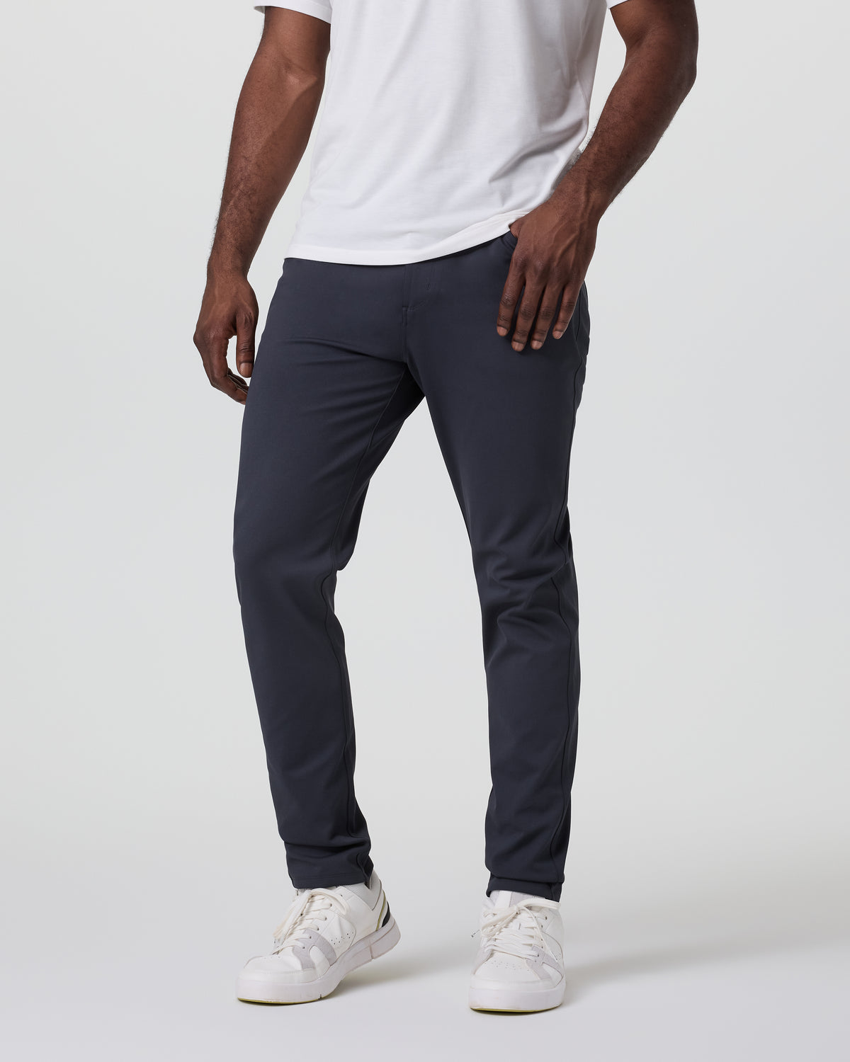 MetaTwill Pant Athletic Slim 30" Navy - Vuori Clothing