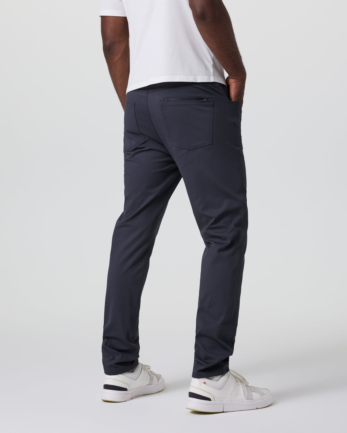 MetaTwill Pant Athletic Slim 30" Navy - Vuori Clothing