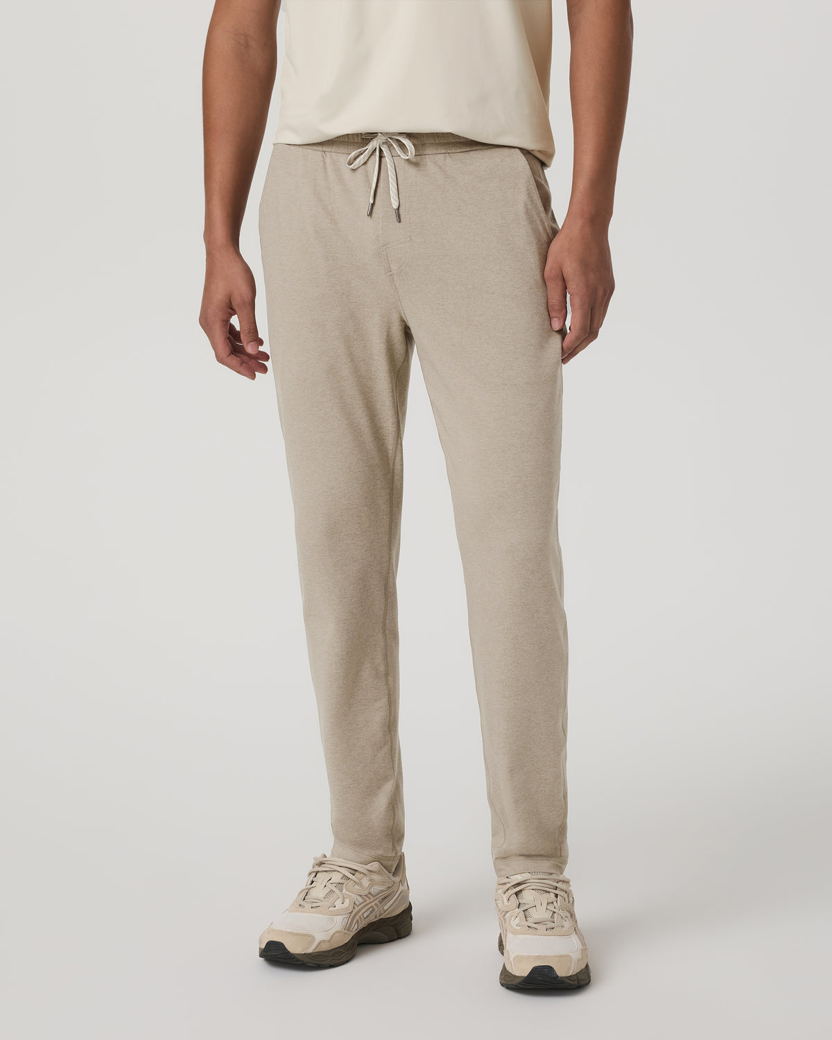 Ponto Performance Pant 30" Truffle Heather Sweatpants - Vuori Clothing