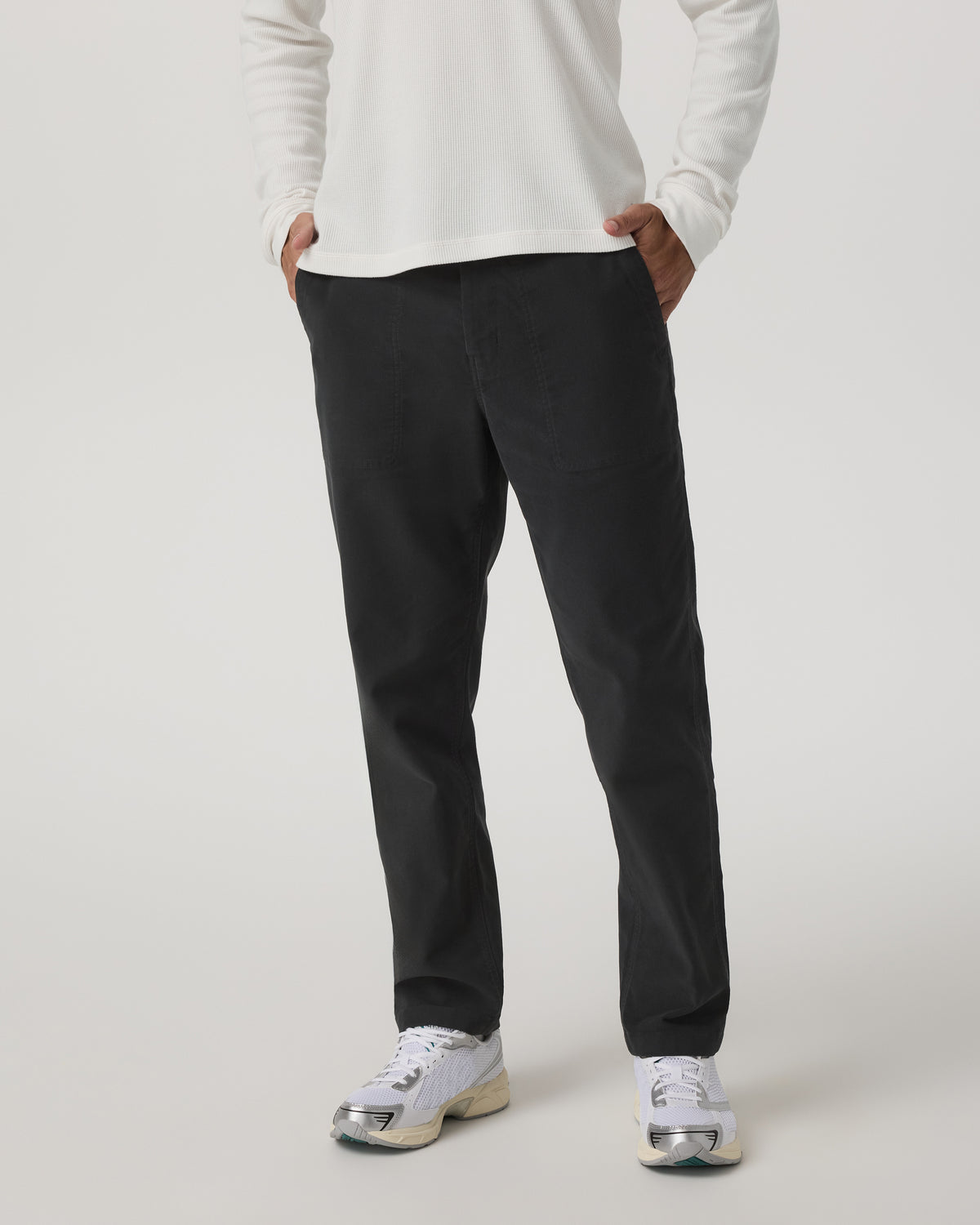 Ridge Pant Classic Fit Washed Black Casual Utility Pants - Vuori Clothing