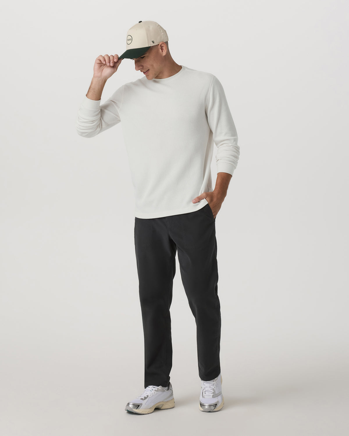 Ridge Pant Classic Fit Washed Black Casual Utility Pants - Vuori Clothing