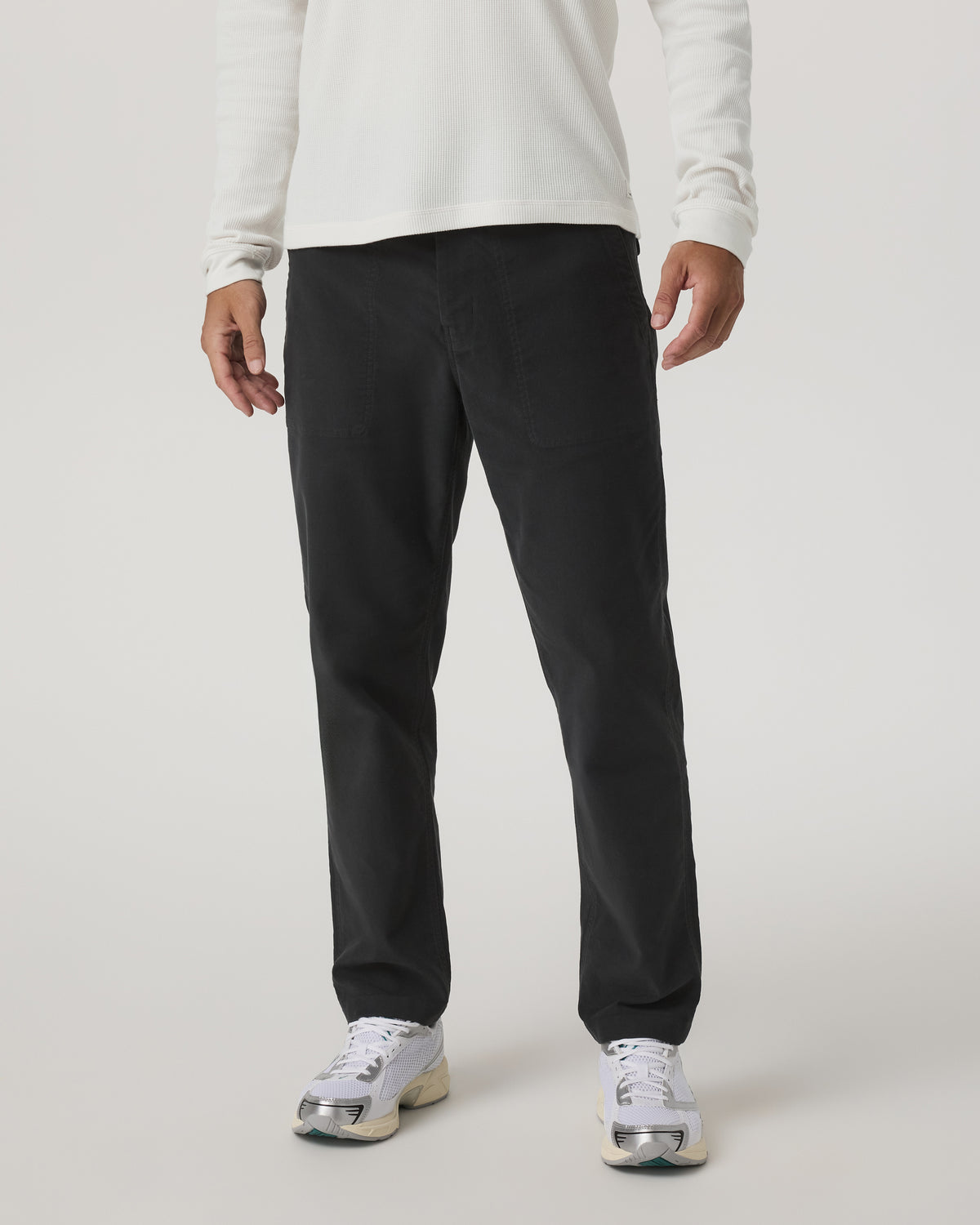 Ridge Pant Classic Fit Washed Black Casual Utility Pants - Vuori Clothing