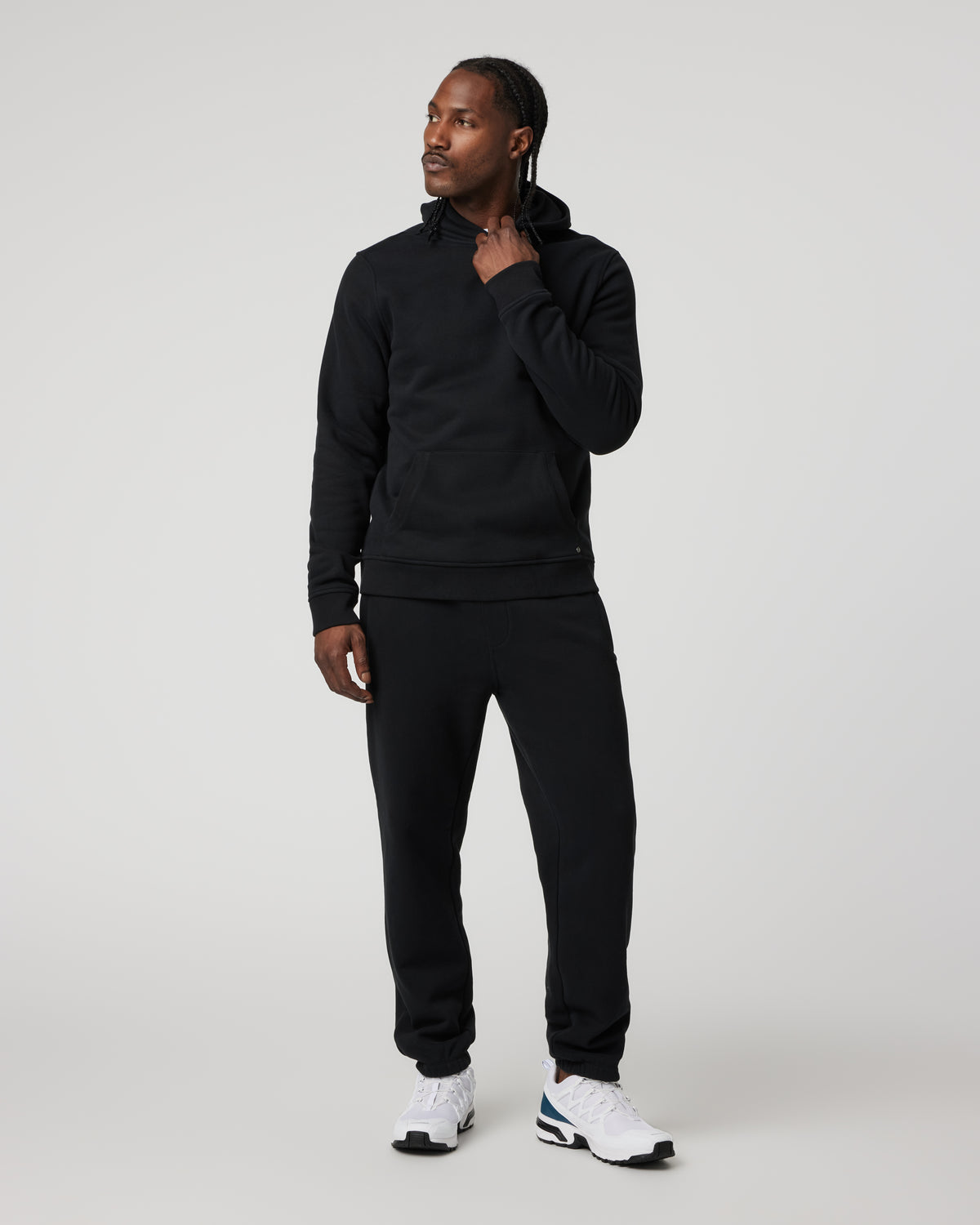 Seaside Sweatpant Men's Black Fleece Sweatpants - Vuori Clothing