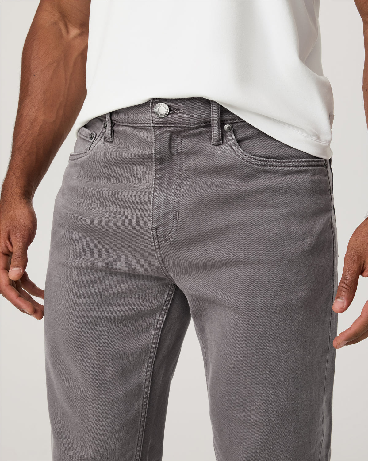 Benton Stretch Twill Pant Athletic Slim Fit 32" Cavern Grey - Vuori Clothing