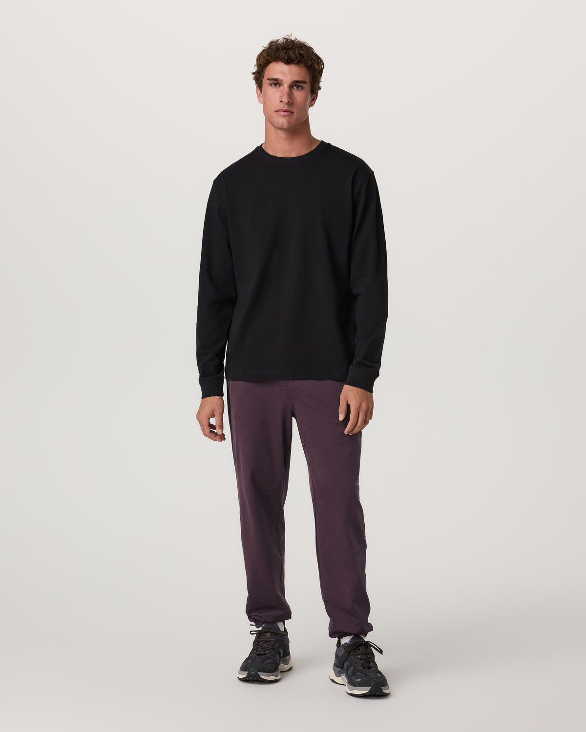 Men's Coronado Sweatpant 28" Raisin Heather - Vuori Clothing