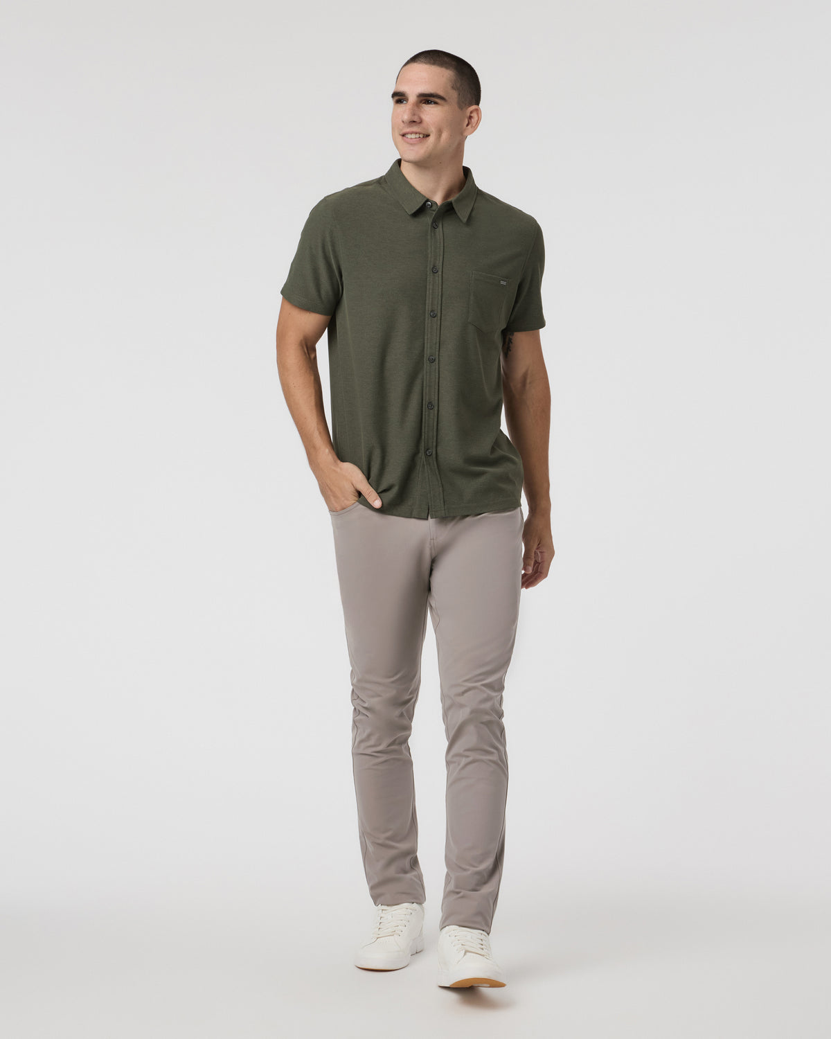 Meta Pant Athletic Slim 30" Mocha 5-Pocket Pants - Vuori Clothing