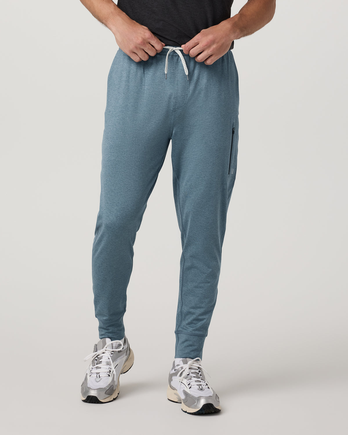 Men's Sunday Performance Jogger 30" Smoke Blue Heather - Vuori Clothing