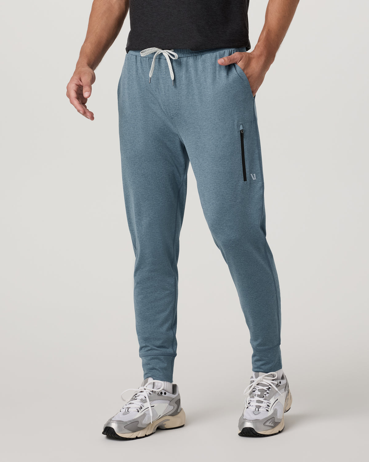 Men's Sunday Performance Jogger 30" Smoke Blue Heather - Vuori Clothing