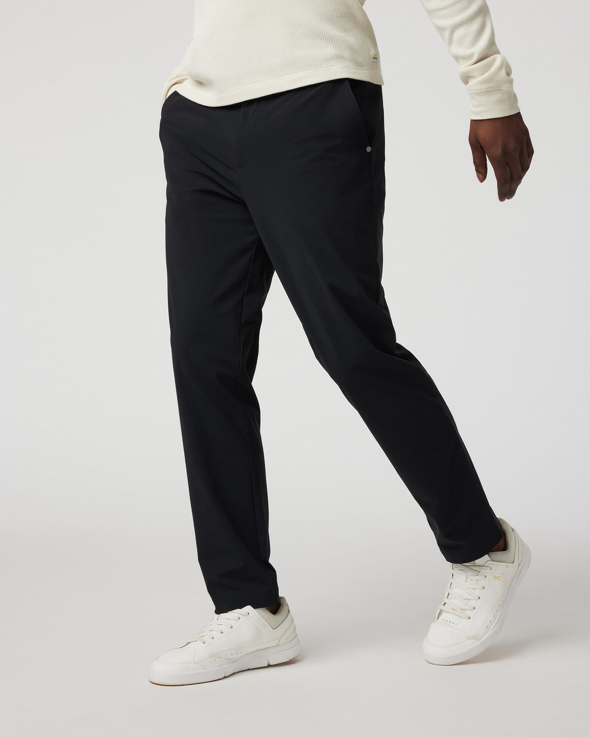 Fleet Chino Pant Athletic Slim 30" Black - Vuori Clothing