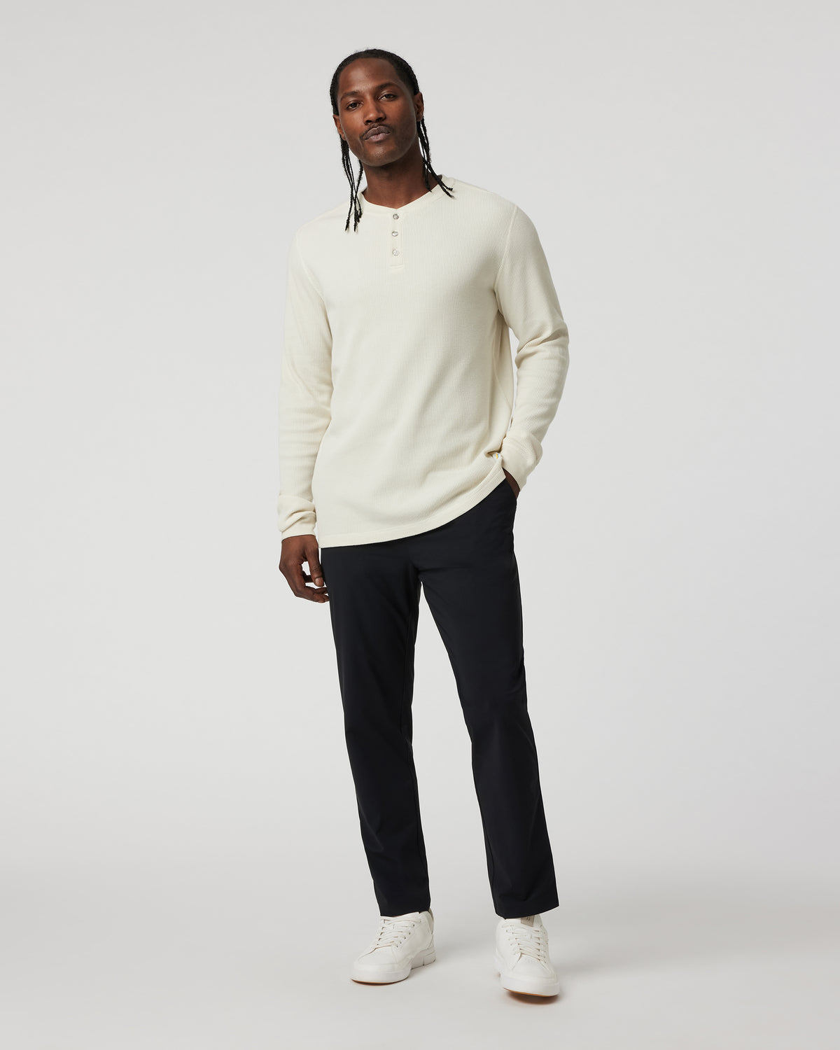 Fleet Chino Pant Athletic Slim 30" Black - Vuori Clothing