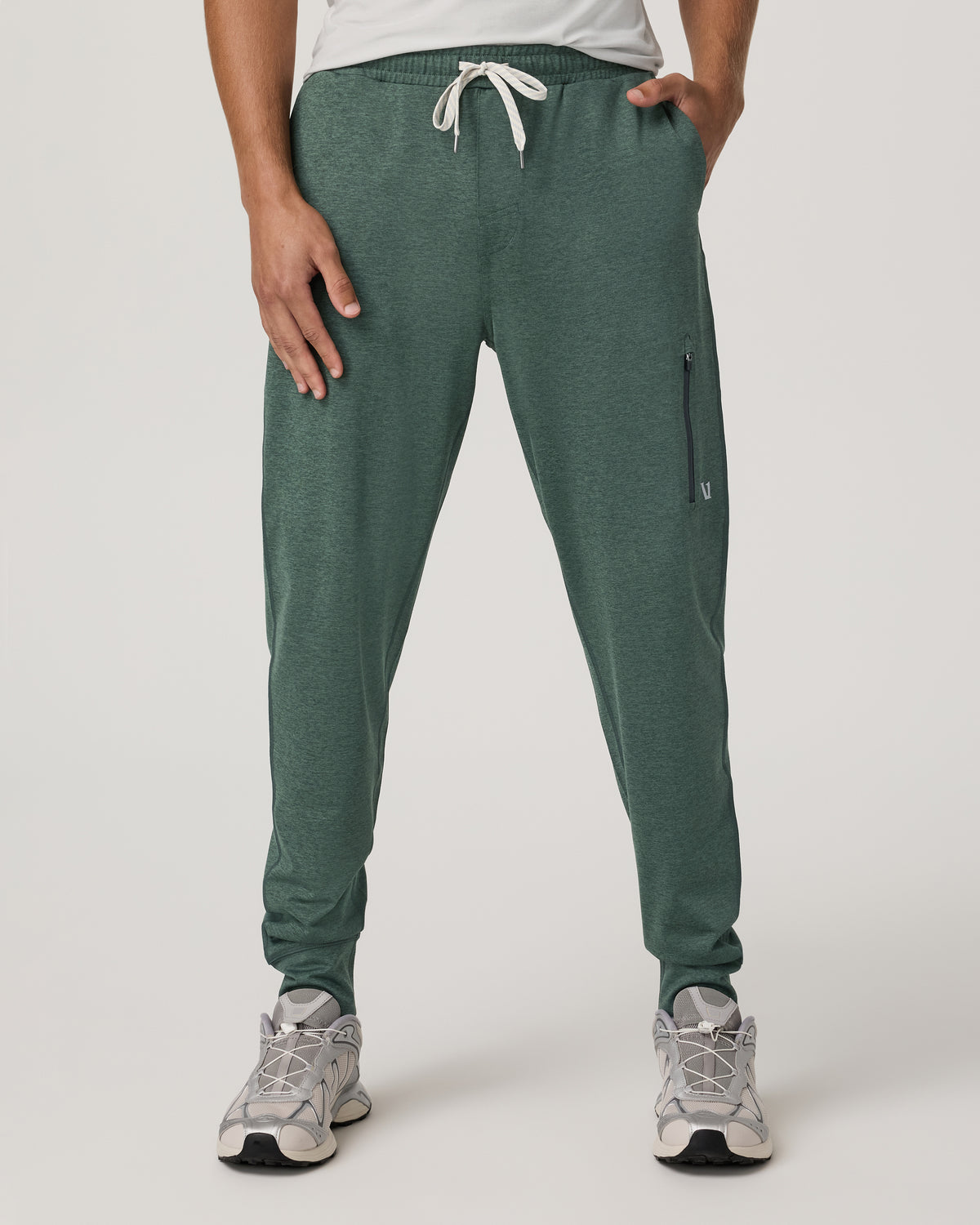 Men's Sunday Performance Jogger 30" Agate Green Heather - Vuori Clothing