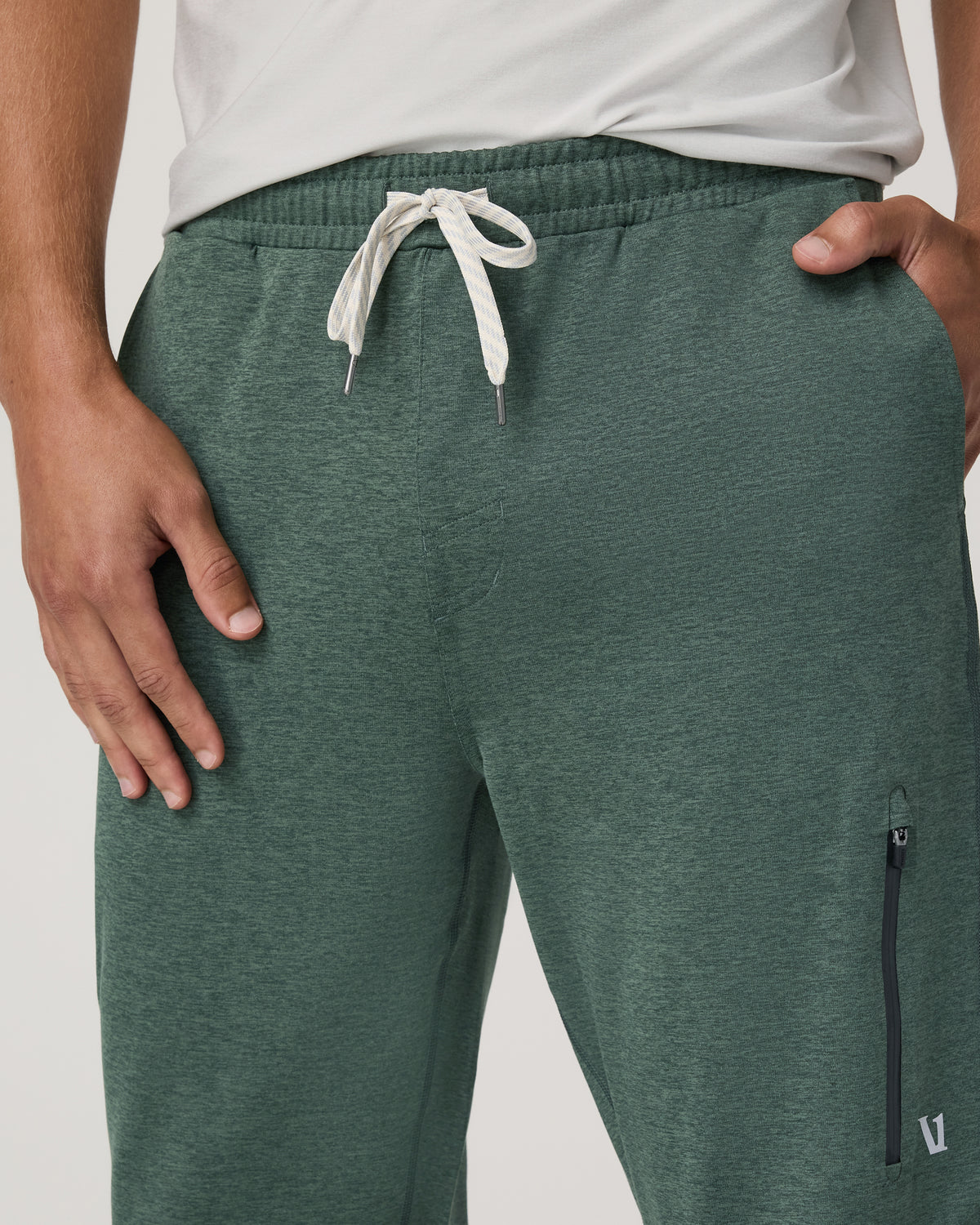 Men's Sunday Performance Jogger 30" Agate Green Heather - Vuori Clothing