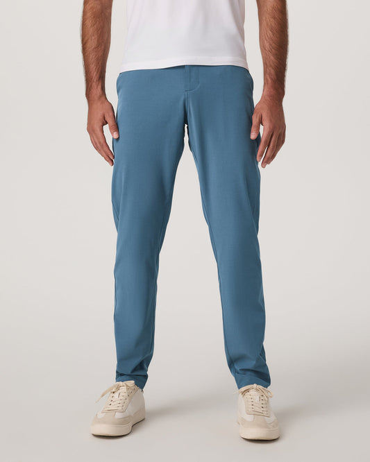 Aim Pant Men's Pool Blue Athletic Slim Fit 30" Inseam - Vuori Clothing