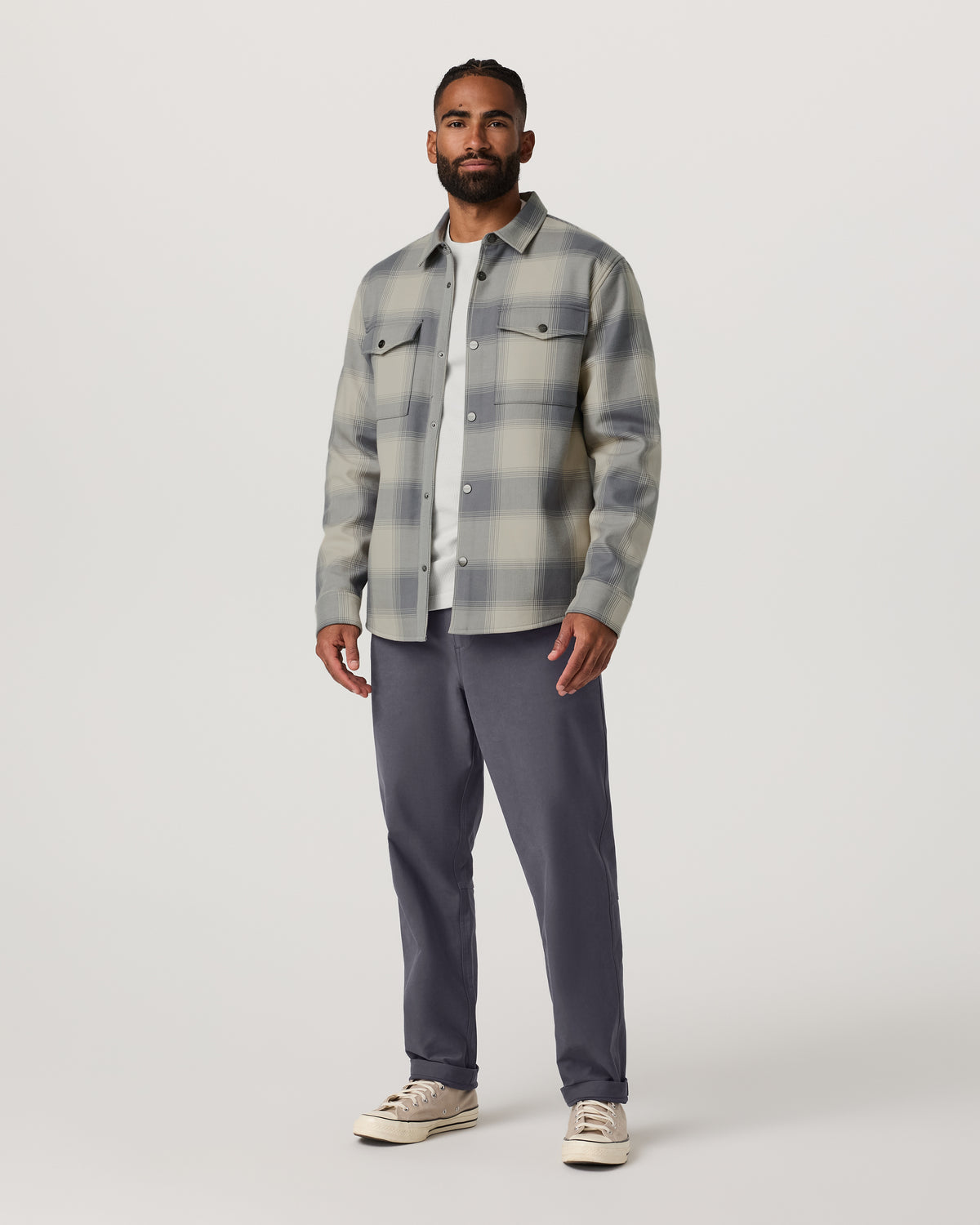 MetaCanvas Utility Pant Classic Fit 30” Men's Moonlight Pants - Vuori Clothing