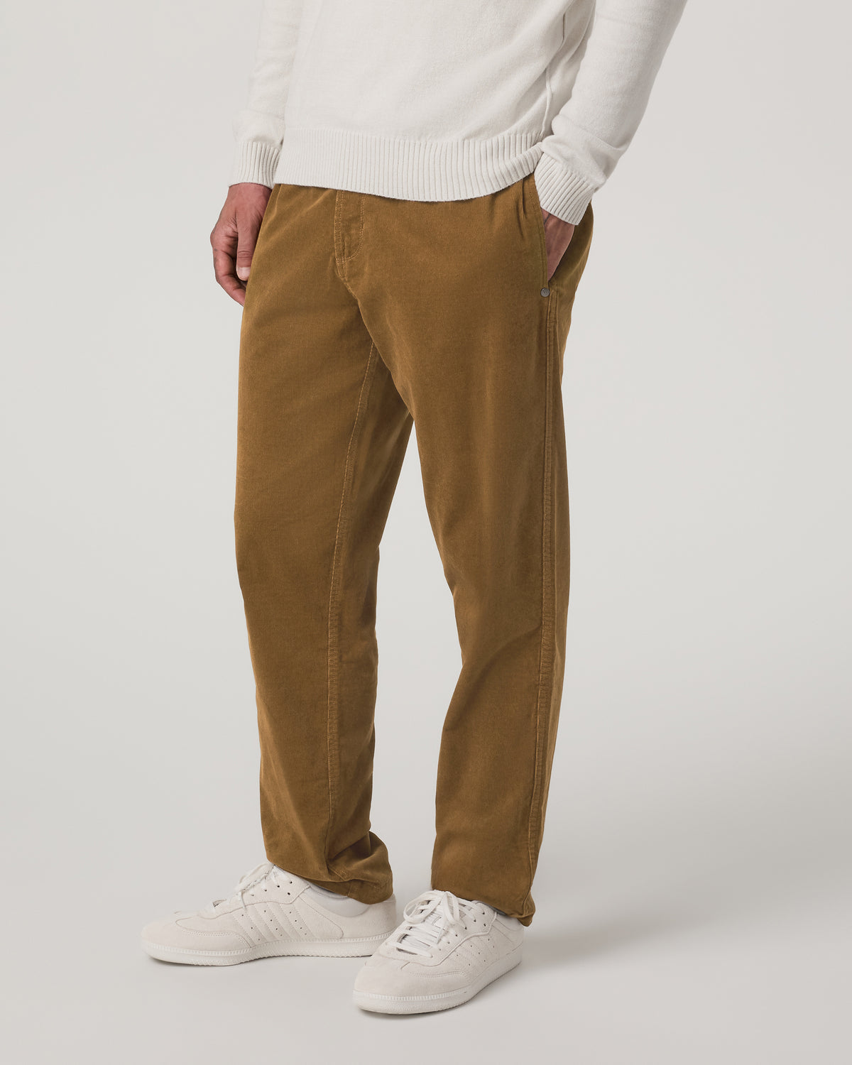 Optimist Elastic Waist Pant Classic Fit Men's Rum Pants - Vuori Clothing