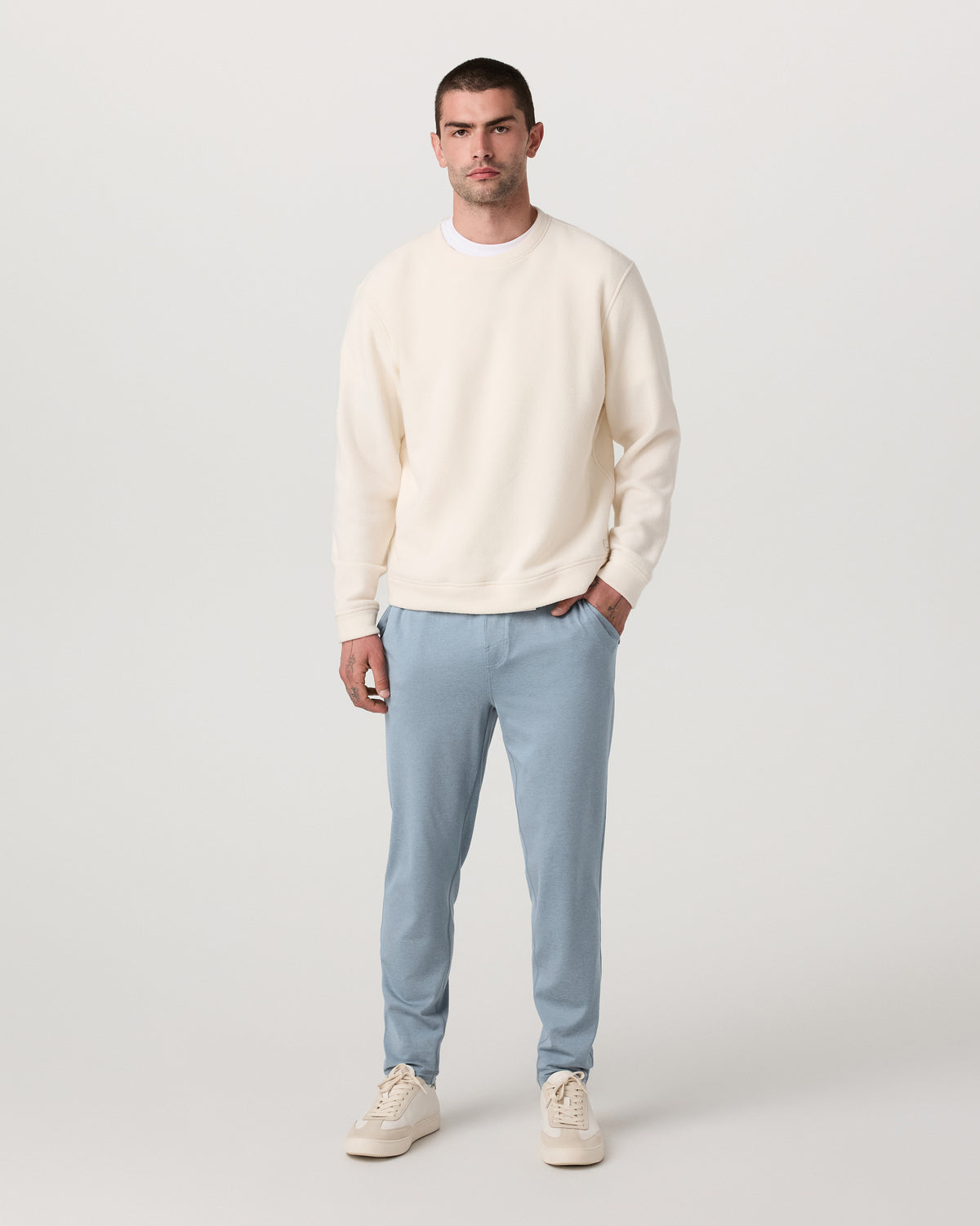 Ponto Performance Pant 30" Men's Flint Heather Pants - Vuori Clothing
