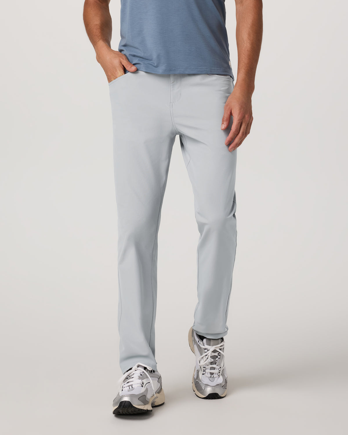 Meta Pant Classic Fit 30" Men's Sea Fog 5-Pocket Pants - Vuori Clothing