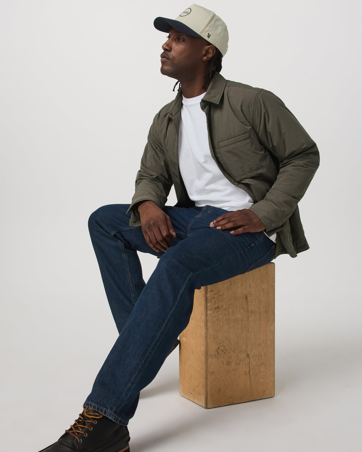 Vuori Vintage Jean Classic Fit 30" Men's Rinse Denim - Vuori Clothing