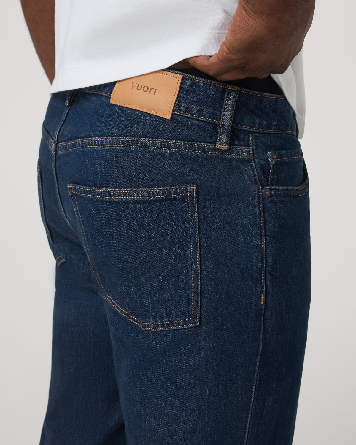 Vuori Vintage Jean Classic Fit 30" Men's Rinse Denim - Vuori Clothing