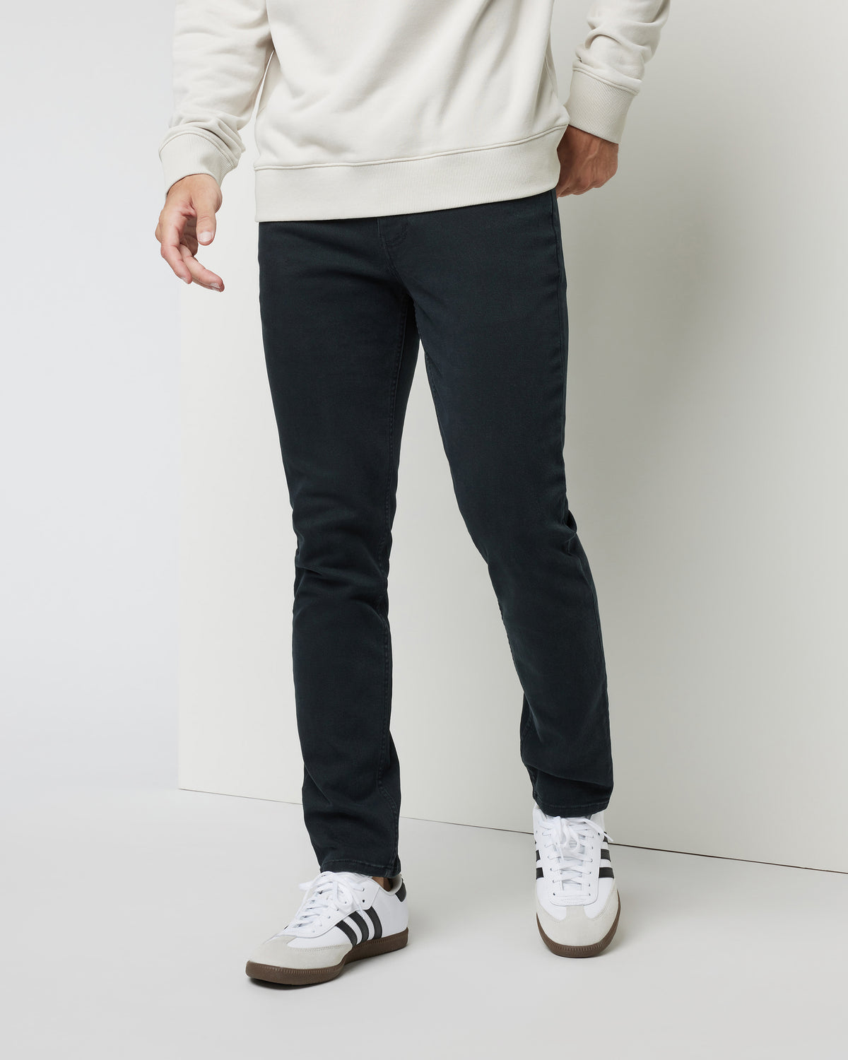 Benton Stretch Twill Pant Black 5-Pocket Pants - Vuori Clothing