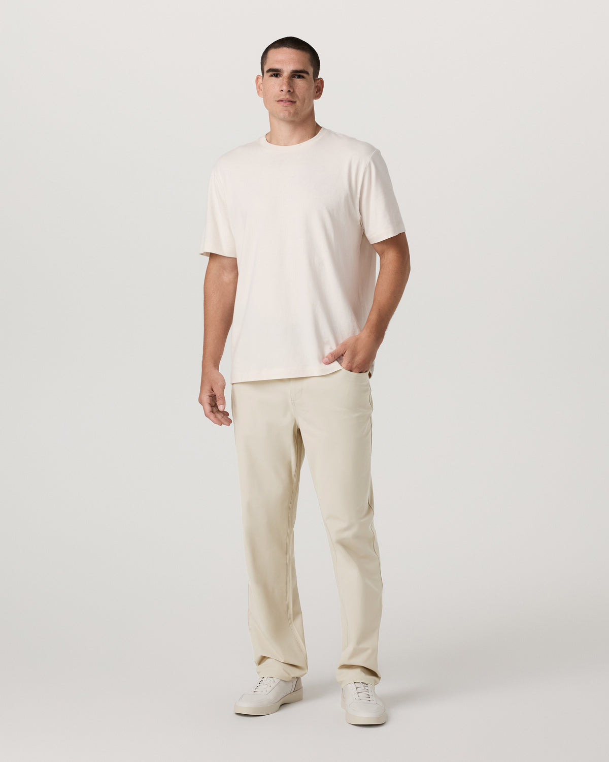 Meta Pant Relaxed Fit 32" Men's Birch 5-Pocket Pants - Vuori Clothing