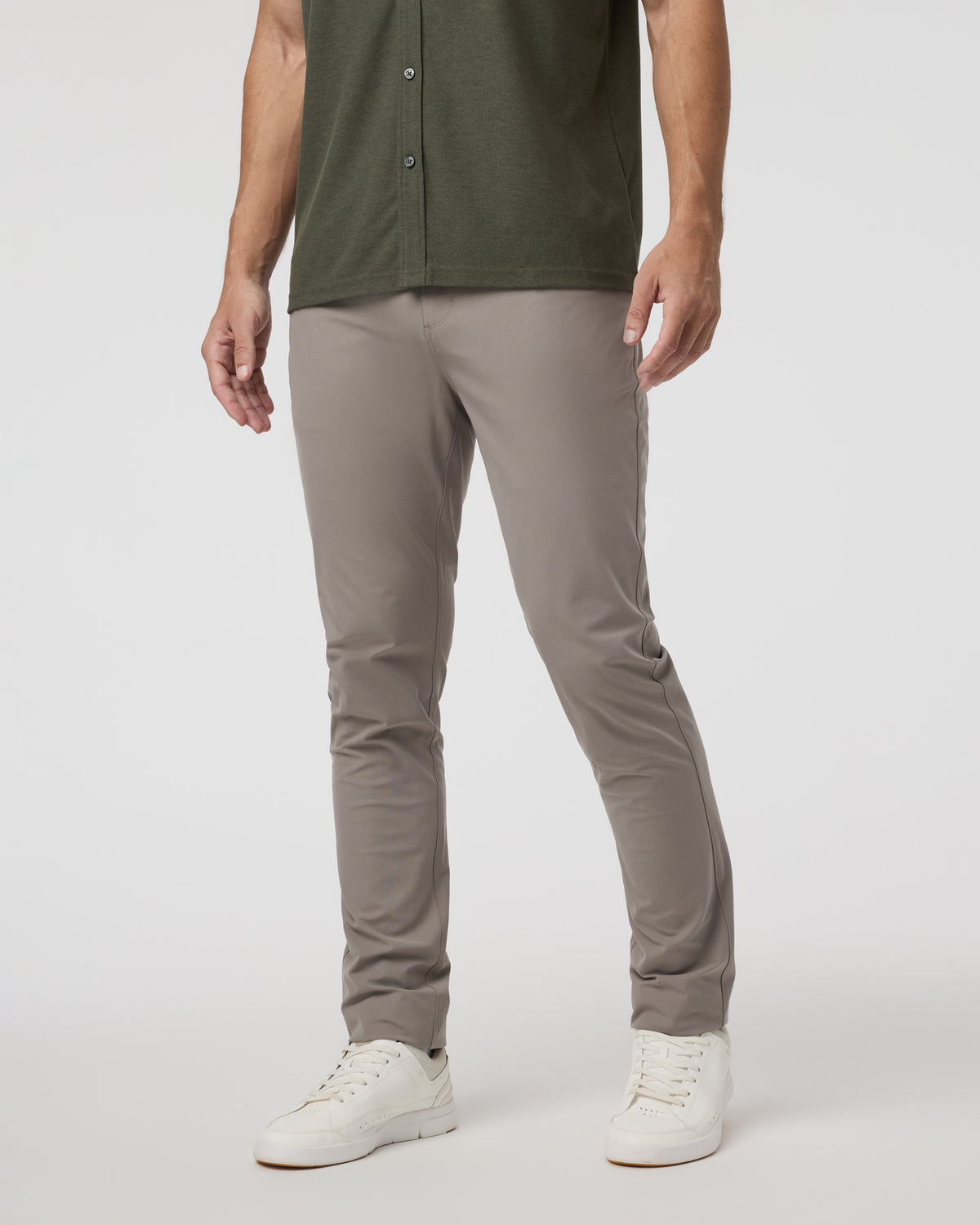 Meta Pant Athletic Slim 32" Mocha 5-Pocket Pants - Vuori Clothing