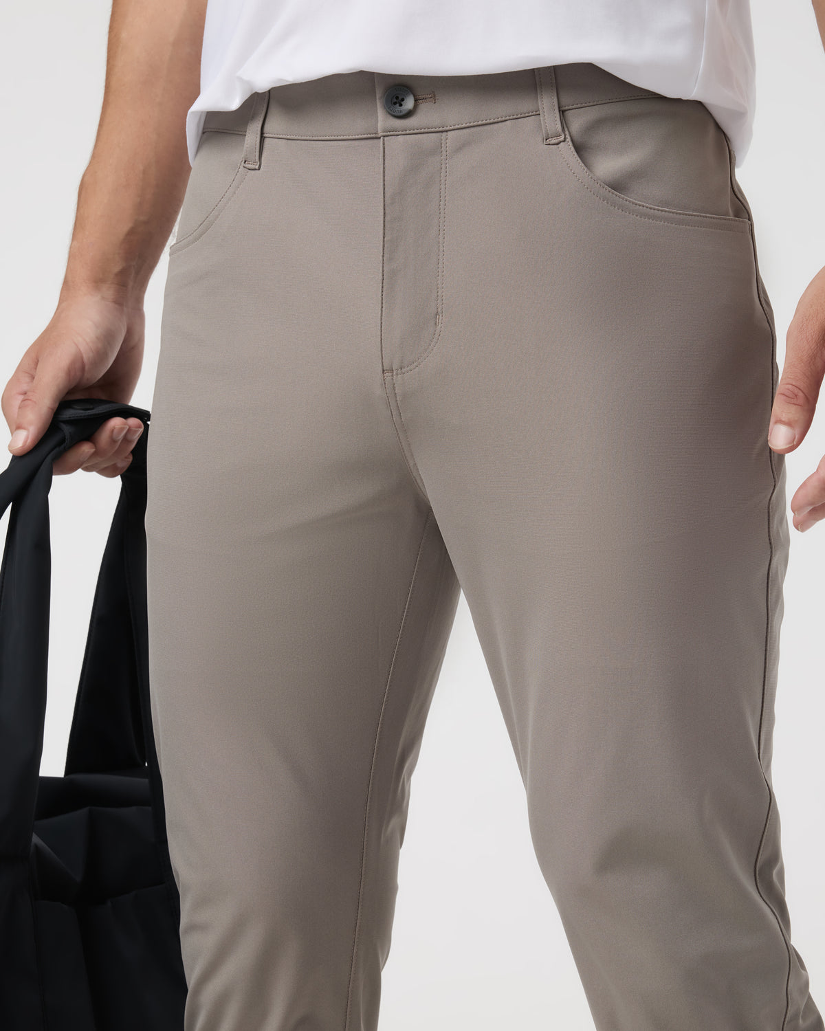 Meta Pant Athletic Slim 32" Mocha 5-Pocket Pants - Vuori Clothing